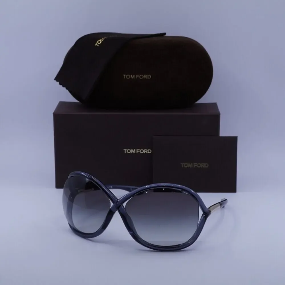NEW!!! Tom Ford FT0009 0B5 Transparent Grey Sunglasses authentic